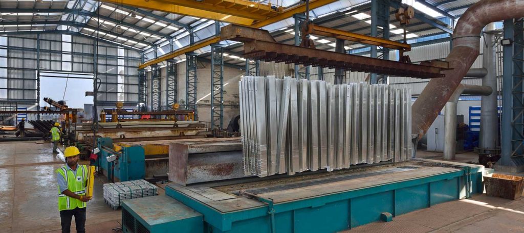 Metal crash barrier